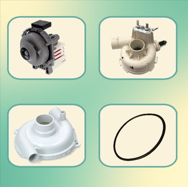 Cirkulační čerpadla do myček nádobí a jejich části