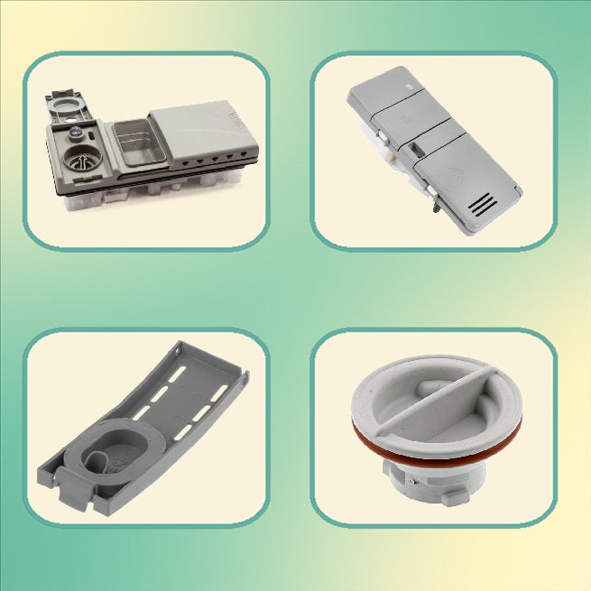 Dávkovače mycích prostředků do myček nádobí