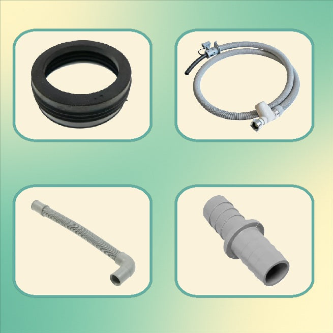 Napouštěcí, vypouštěcí, cirkulační hadice do myček nádobí