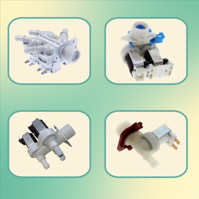 Jednocestné a vícecestné ventily do praček a příslušenství