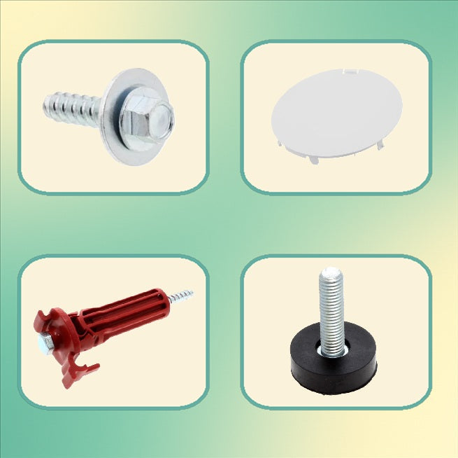 Skelety, rámy, sokly, nohy, lišty do praček