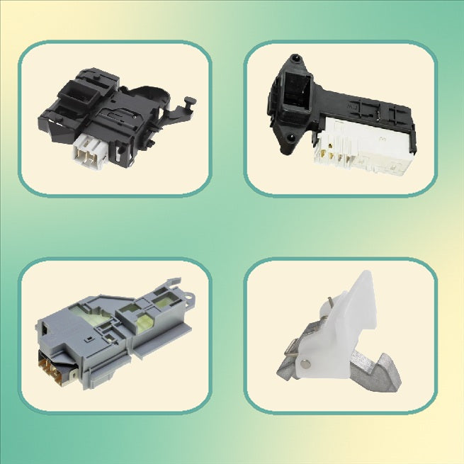 Blokace dveří proti otevření a zámky dveří do praček