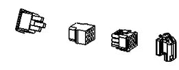 Konektory 00615708 určeny pro připojení do odsavače par Bosch Siemens