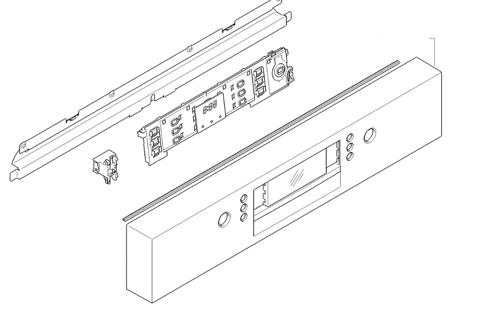 Rám BSH00744287 náhradní díl pro myčku nádobí Bosch Siemens