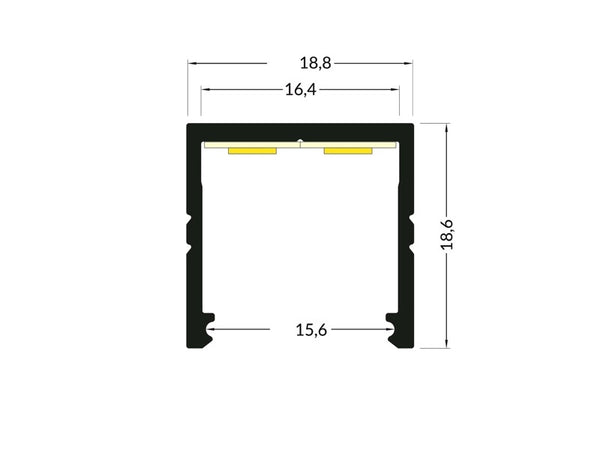 Lišta bílá KM56-B 2M