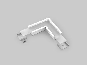 Roh 90° bílý KM77R-90-B