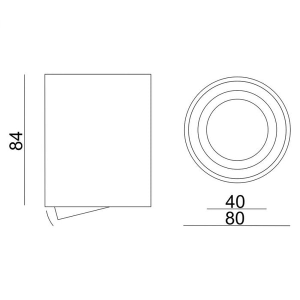 Svítidlo AMAT-M WHITE-R