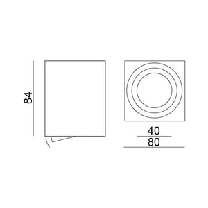 Svítidlo AMAT-M BLACK-S