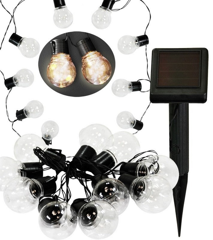 Svítidlo solární GIRLANDA KUL 10LED-TR