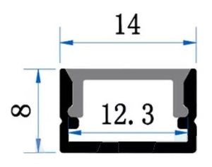 Lišta stříbrná KM35-S 2m