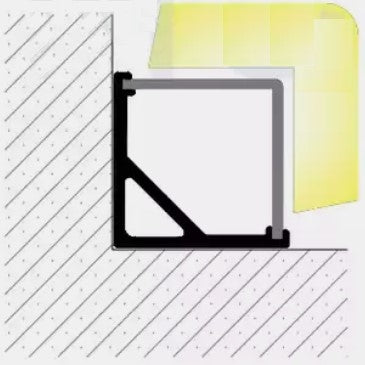 Kryt klik matný štvorcový 55-MK-S 2M