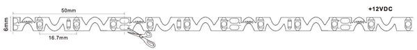 Led pás 12W-M S-TYP 3000K IP20 12V