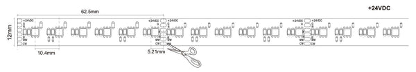 Led pás 23W-M RGB+WW+CW IP20 24V