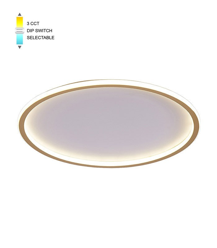 Svítidlo DISC-2 D50 LED 46W CCT-DIP WHT+GLD