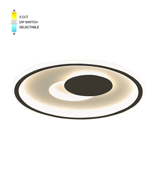 Svítidlo DISC-3 D40 LED 52W CCT-DIP WHT+BLC