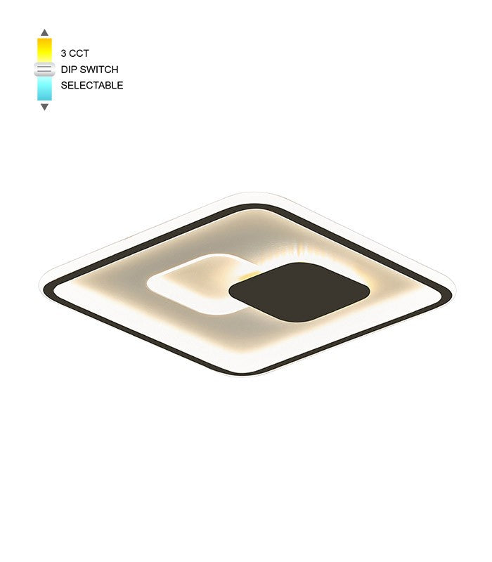 Svítidlo DISC-4 40x40 LED60W CCT-DIP WHT+BLC