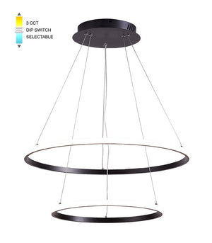 Svítidlo DUO D40+60 LED 48W CCT-DIP BLC