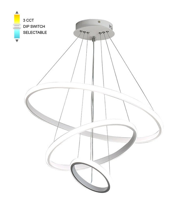 Svítidlo TRIO-1 D20+40+60 LED 56W CCT-DIP WHT