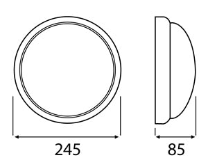 Svítidlo A2210 ALFA-7070T 100W BL-PR