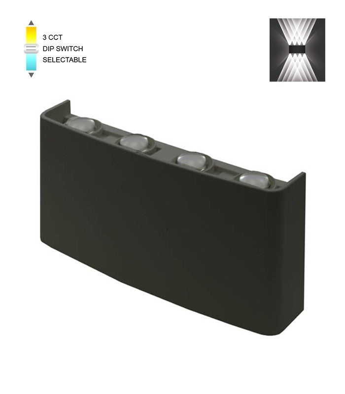 Svítidlo BINO-4 8W IP65 CCT BLACK