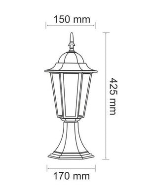 Svítidlo LIGURIA-S42 E27 CN