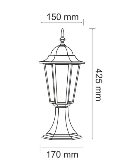 Svítidlo LIGURIA-S42 E27 PT