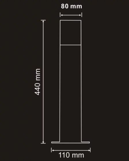 Svítidlo DALLAS-S44 E27 GRAFIT