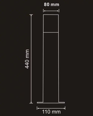 Svítidlo DALLAS-S44 E27 GRAFIT