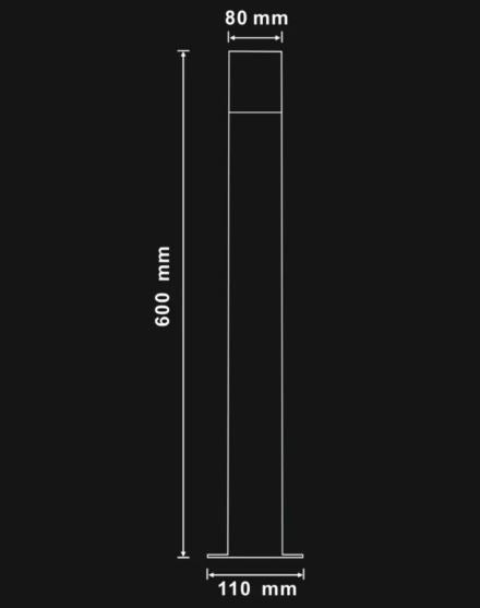 Svítidlo DALLAS-S60 E27 GRAFIT