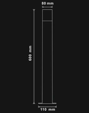 Svítidlo DALLAS-S60 E27 GRAFIT