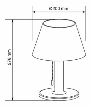 Lampa solární VIOLA LED 4000K