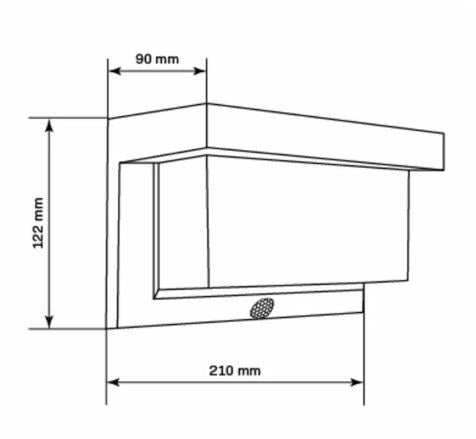 Svítidlo solární TONY-N LED 6500K CN