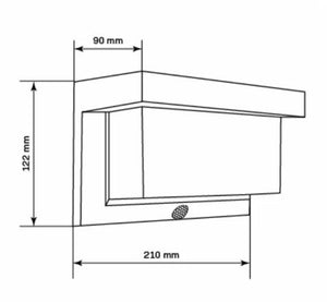 Svítidlo solární TONY-N LED 6500K CN