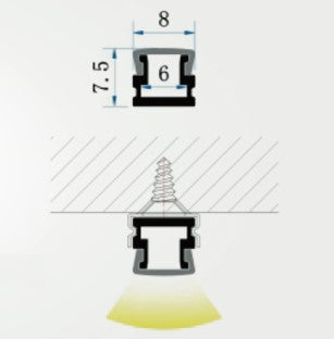 Lišta stříbrná KM37-S 1M