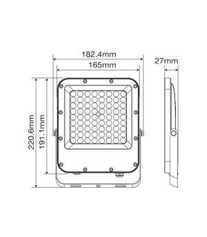 Reflektor LED RONA 50W 6000K