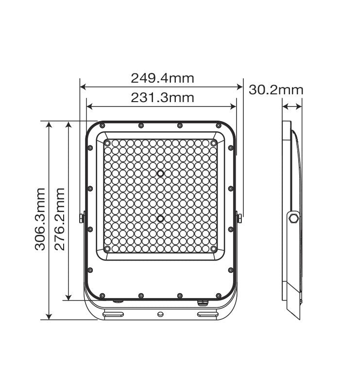 Reflektor LED RONA 150W 6000K