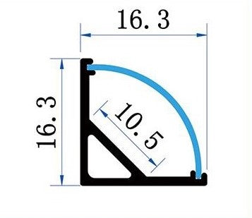 Sada lišty stříbrná KM55-S-MK-P 1M