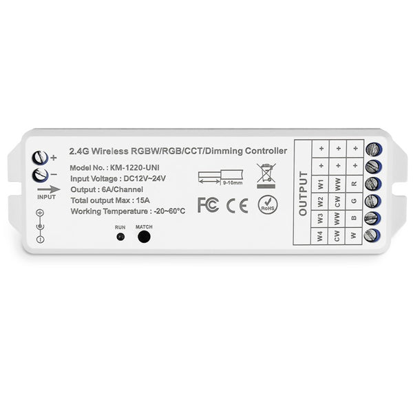 Přijímač univerzální KM-1220-UNI, 12V-180W, 24V-360W