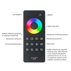 Controller ovládač KM-RGBW-UNI-4