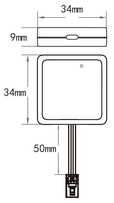Stmívač přijímač centrál KM-W-PC-1 12V-24V