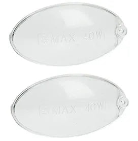 Kryt osvětlení 762831380 náhradní díl pro odsavač par Smeg 100x54mm