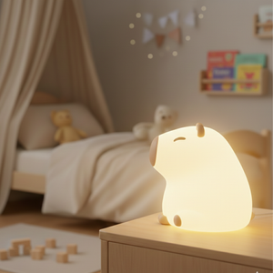 Dětská lampička Kapybara RGB – silikonové noční světlo