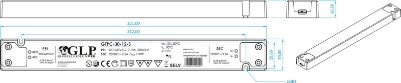 Napájecí zdroj GTPC-30-24-S