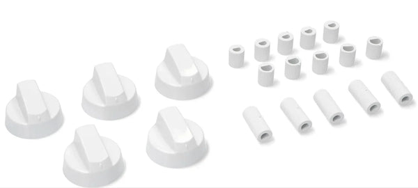 Ovládací knoflík COK785UN náhradní díl pro sporák AfterMarket sada 5 ks bílé
