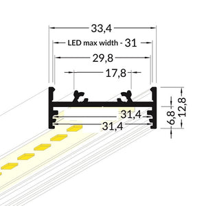 Lišta bílá KM71-B 2M