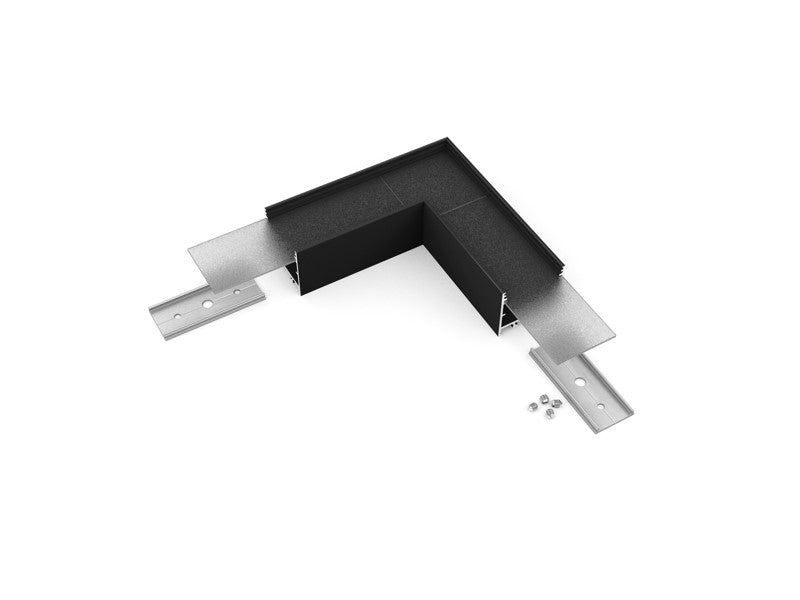 Roh 90° černý KM72R-90-C