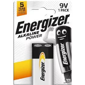 ENERGIZER 9V baterie 9V Power 1BP 6LR61 Alk