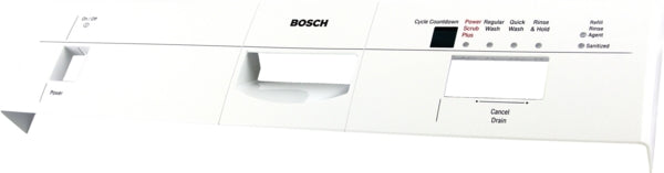 Přední ovládací panel 00219272 náhradní díl pro myčku nádobí Bosch Siemens