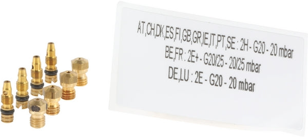 Sada trysek 00183942 určena pro provoz na zemní plyn u plynových varných desek Bosch Siemens