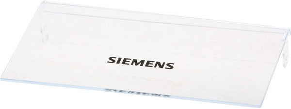 Klapka 00488199 slouží jako náhradní díl pro uzavření šuplíku v ledničce Bosch Siemens